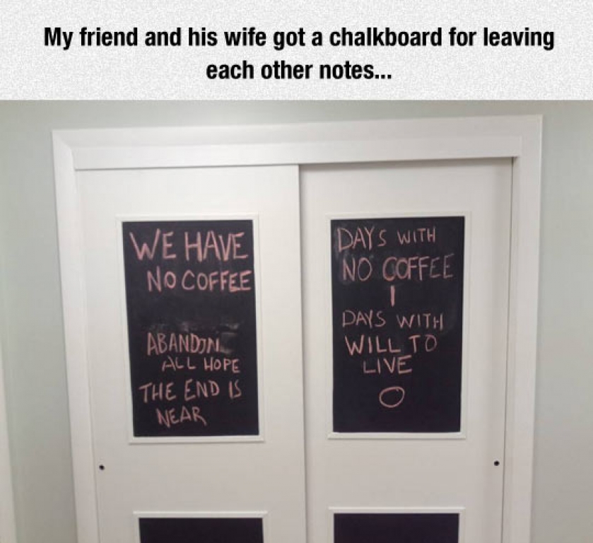 No More Coffee