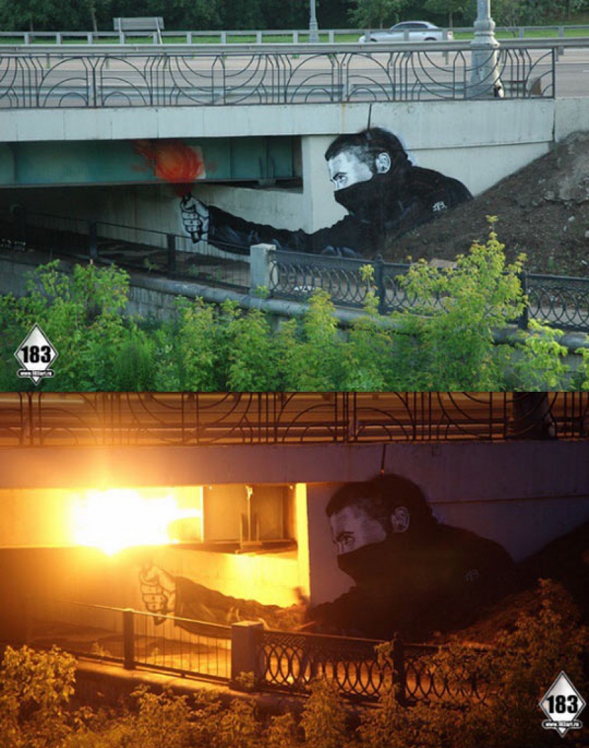 Now This Is Clever Street Art