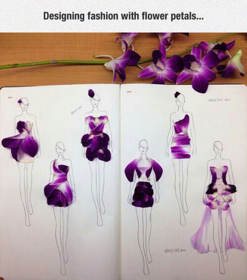 Flower Petals Fashion