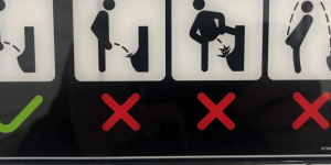 Random sign in a restaurant 