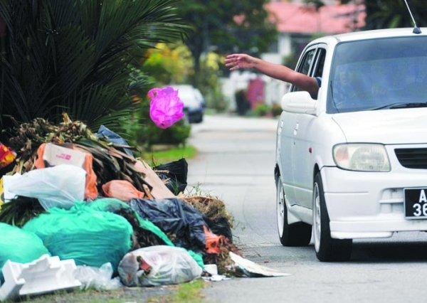 Throwing away litter in a public place is...