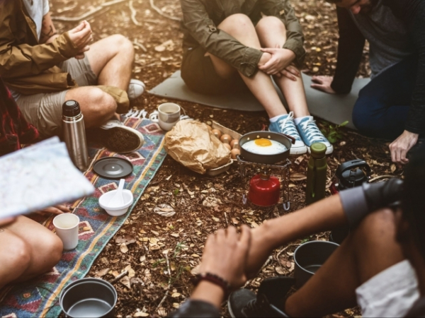 When you go camping with a group, what sort of duties do you perform?