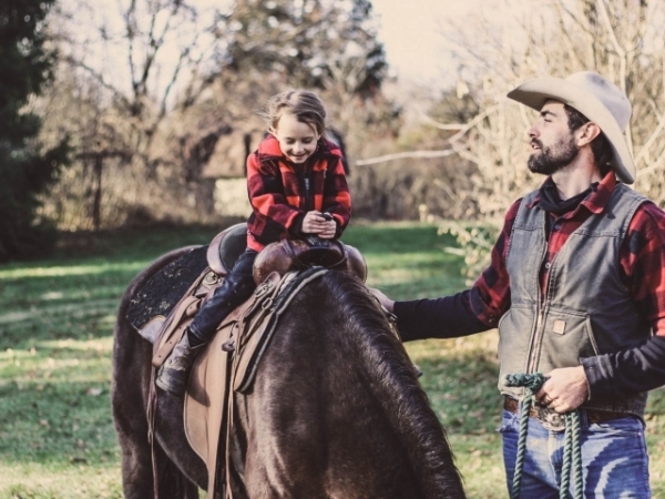 Growing up, how would you describe your dad?