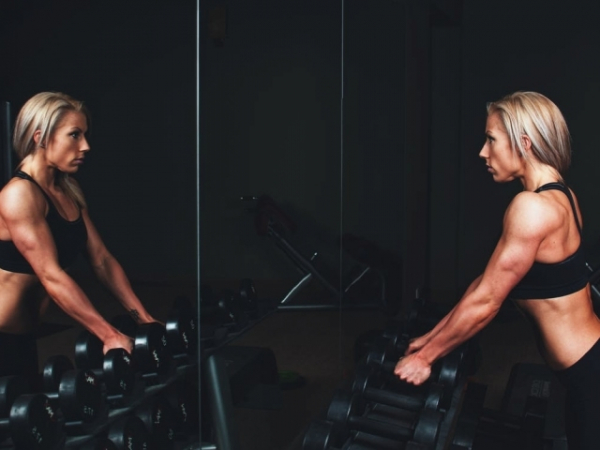 You just finished at the gym and there's sweat all over your bench. What do you do?
