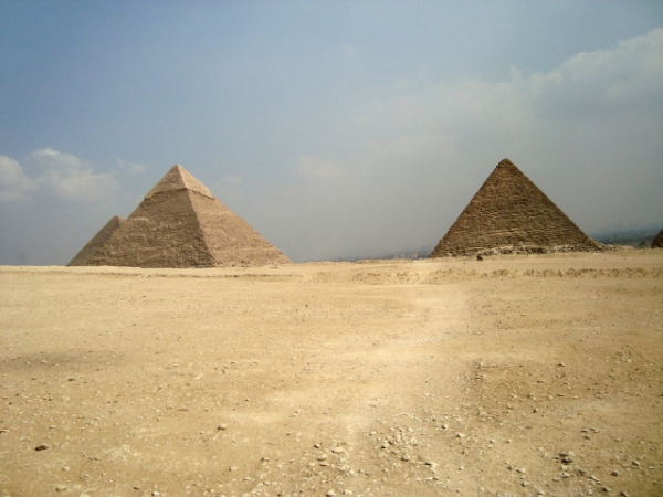 You believe that the pyramids were...