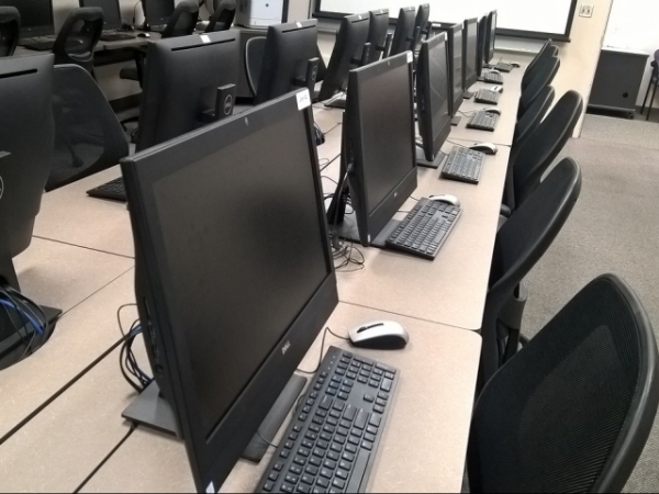What brand of computer was in your school's computer lab?