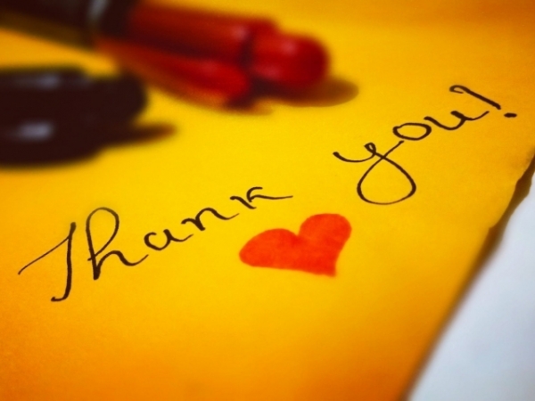 Do you send thank you notes?