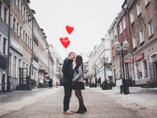 When in love you are typically very...