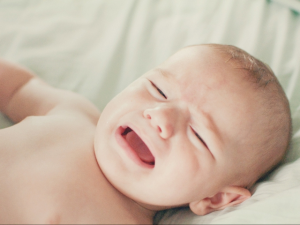 Your baby is crying in the other room. You're attempting to take in some quiet time but aren't done yet. What do you do?