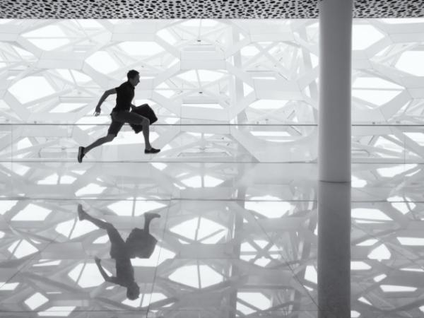 On most days, you find yourself _____ to work.