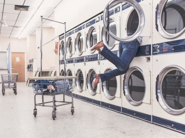 It's your spouse's week to do the laundry, but you notice things are piling up. What do you do?