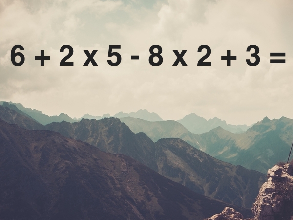 Who said you would never use math after high school? Solve this problem  without a calculator!