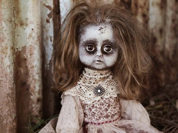 You're watching a spooky movie. What time of year is it?