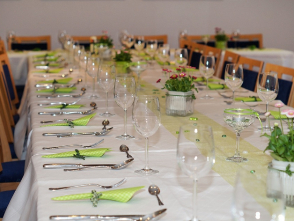 Where are you usually seated at a dinner party?