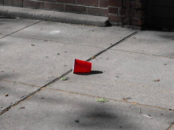 What are the lines on a red solo cup for?