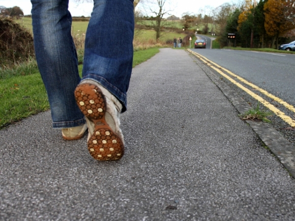Are you light footed or quite heavy footed?