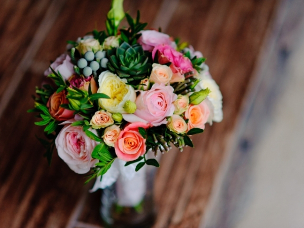 Your friend unexpectedly bought you some flowers. What do you do?