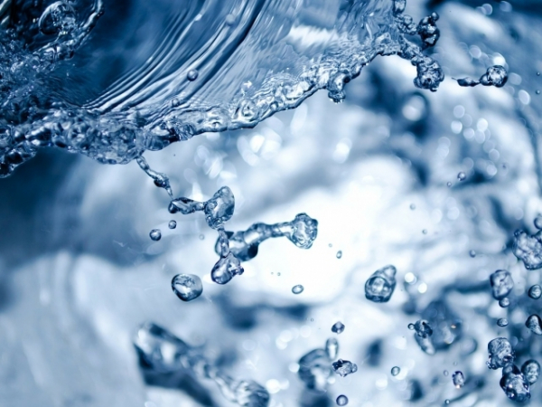 When you see water, is it typically calm or fast?
