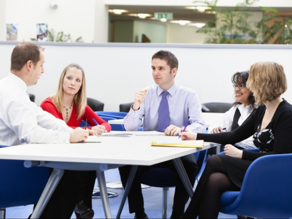 A co-worker failed to prepare for a meeting. You have pages of ideas and notes. He asks if he can borrow some of your plans. What do you do?