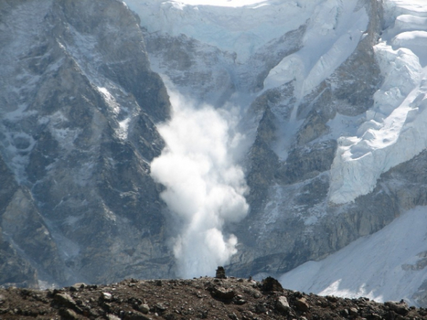 Avalanches occur most frequently on slopes that are between ___ and ____ degrees