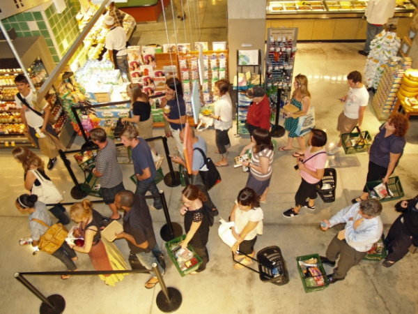 You've been waiting in a long line at the bakery. Someone cuts in front of you. How do you respond?