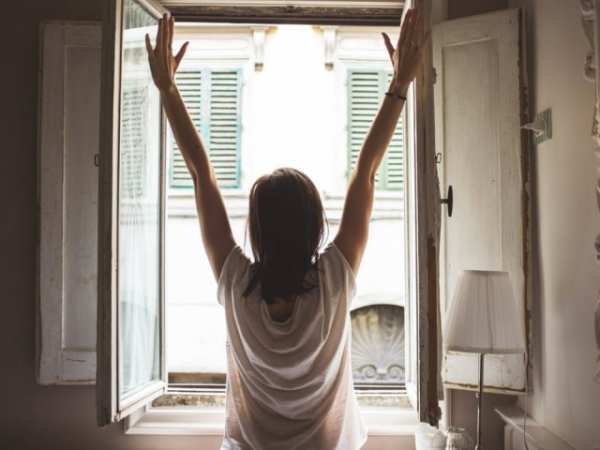 What's the first thing you do in the morning?