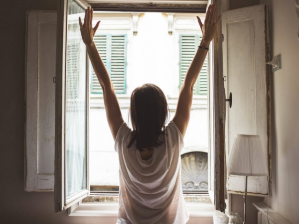 What's the first thing you think when you wake up in the morning?