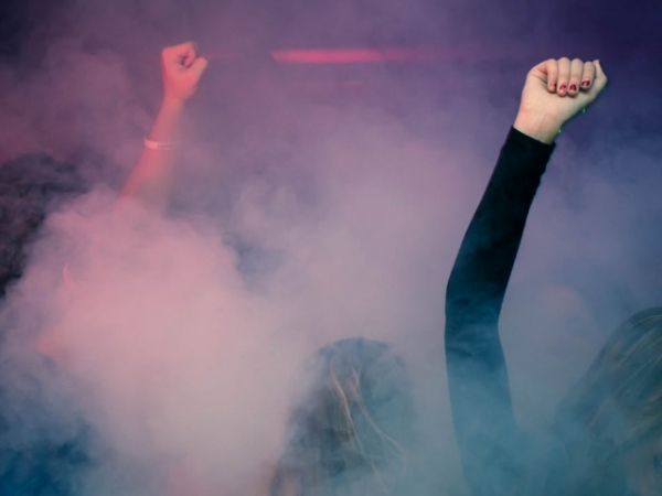When you go to a party, where can you be found?