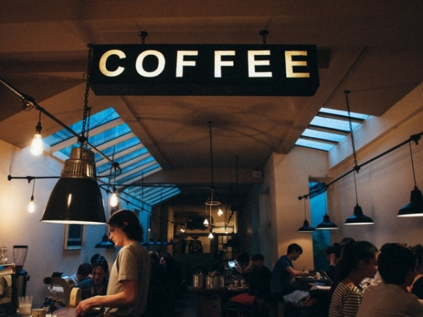 The smell of coffee makes you feel...