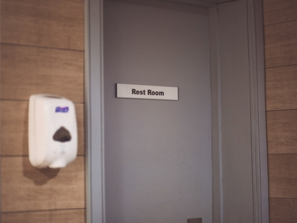 Would we find a bottle of hand sanitizer on your person right now?