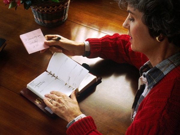 Where do you keep your calendar/schedule of appointments?