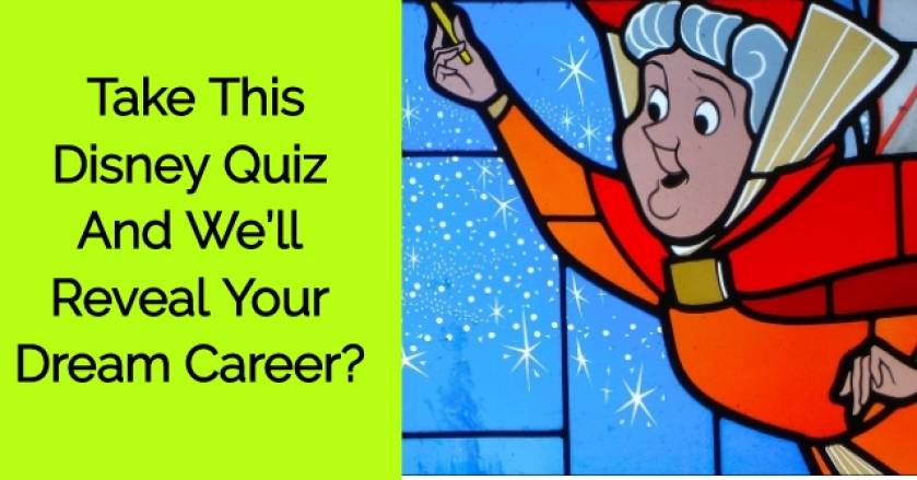 Take This Disney Quiz And We’ll Reveal Your Dream Career?
