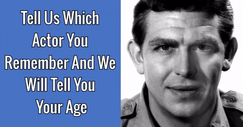 Tell Us Which Actor You Remember And We Will Tell You Your Age