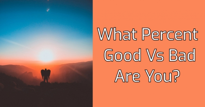 What Percent Good Vs Bad Are You?