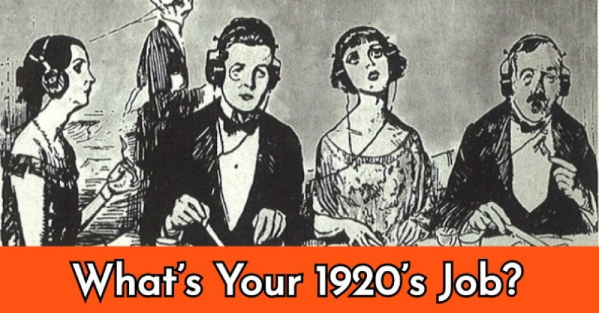 What’s Your 1920’s Job?