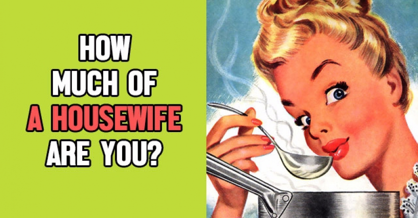 How Much Of A Housewife Are You?