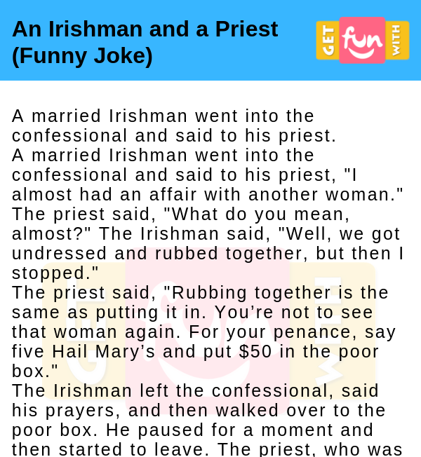 An Irishman and a priest (Funny Joke)