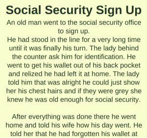 SOCIAL SECURITY SIGN UP