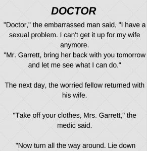 WHY DOCTOR? (FUNNY STORY)
