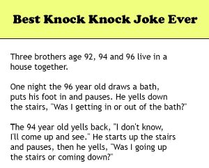 Best Knock Knock Joke Ever...
