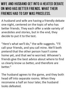 Husband and Wife get into a heated debate