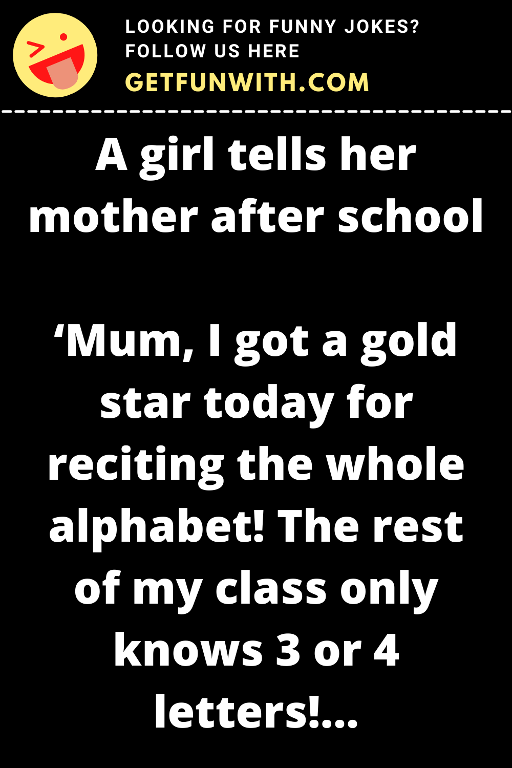 A girl tells her mother after school